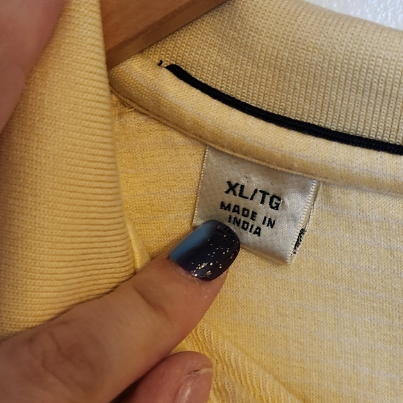 Cutter & Buck Men's Cream Polo Shirt - Picture 3 of 6